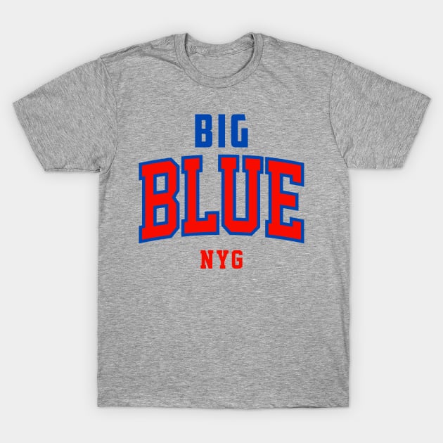 Big Blue Football T-Shirt by funandgames